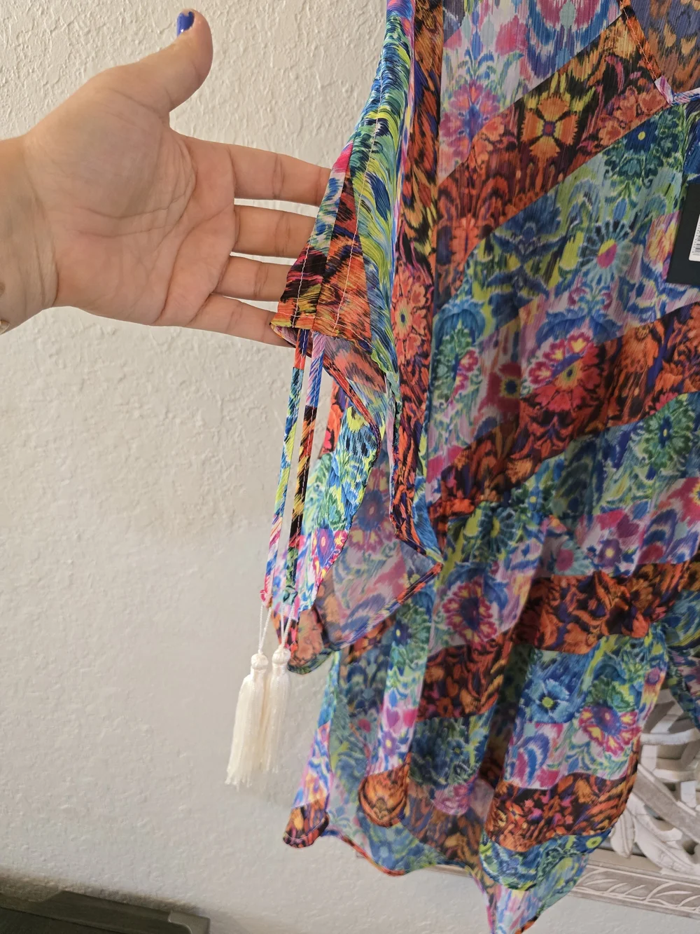 Kurt Geiger London X Matthew Williamson Tunic Swim Coverup Kensington Printed S - Picture 3 of 8